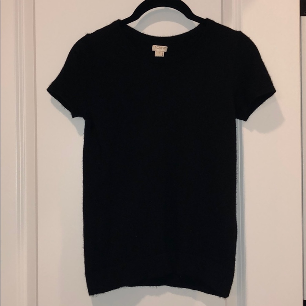 Black J. Crew Short Sleeve Sweater Top